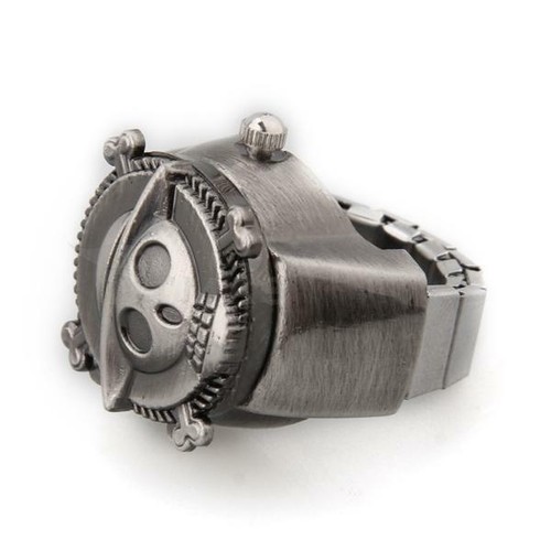 Skull ring watch - skull,