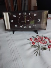 VINTAGE RHYTHM 2 JEWEL No 51052 ALARM CLOCK.  JAPANESE. MECHANICAL. 1970S G.W.O