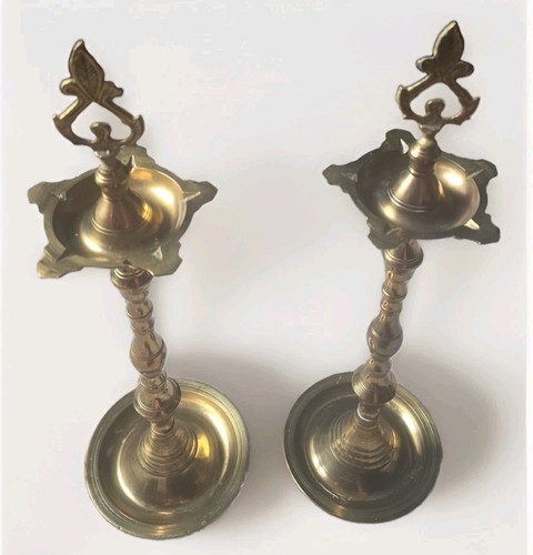 Two big size brass - size, oil