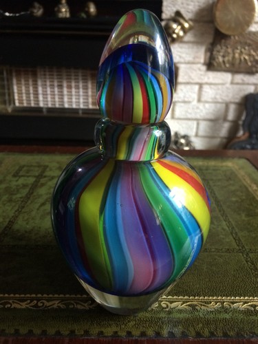 Rare rainbow swirl murano - rainbow,
