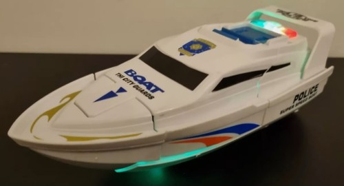 Police boat guards - boat,