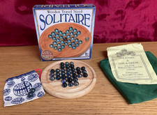 Vintage Wooden Solitaire Game