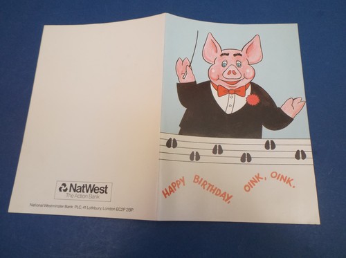 1980 nat west piggy bank - piggy,