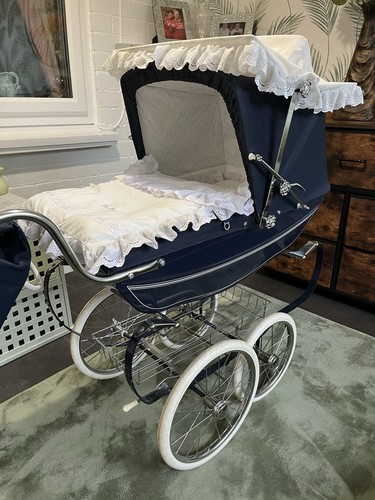 Silver cross navy white - &,