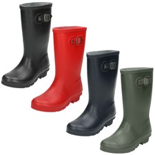 Childrens Spot On Buckle Detail Wellington Boots *1167*