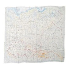 WW2 RAF 43 E/F silk escape map