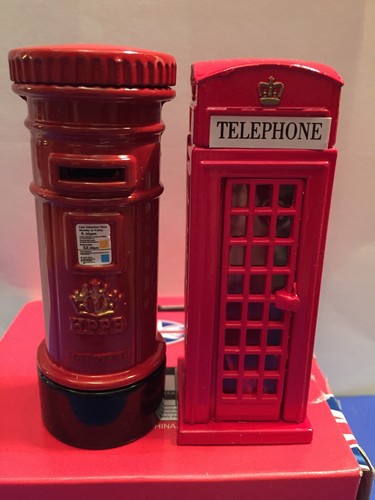 Metallic london phone box - box, &
