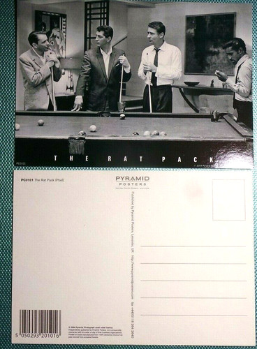 The rat pack postcard - the,