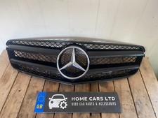 MERCEDES C220 FRONT GRILL A2048800023 GRILLE W204 2.2 DSL 2012-13 Black