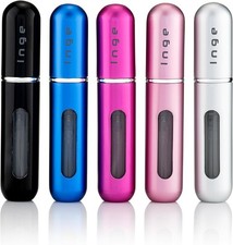 Inge Perfume Travel Atomiser 5Pcs - Refillable Spray Bottles