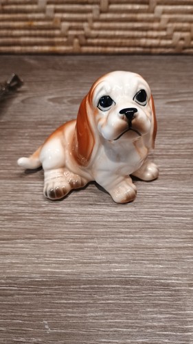 Vintage resting basset - vintage,