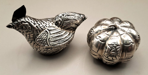 Betel nut box - pair, vintage