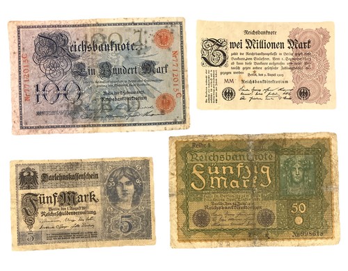 Lot germany banknotes - germany,