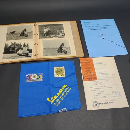 Vespa 1946 patent copy plate - 1946,