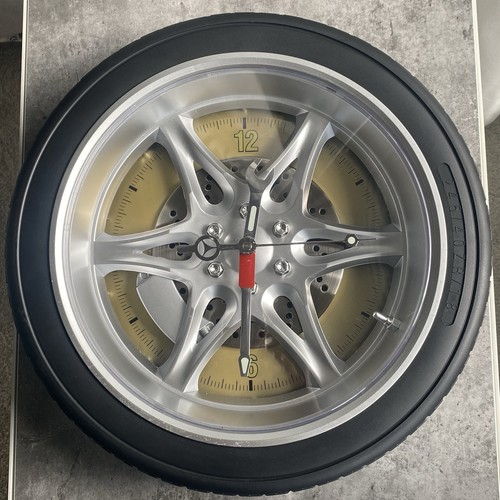 Retro tyre wheel - retro, clock