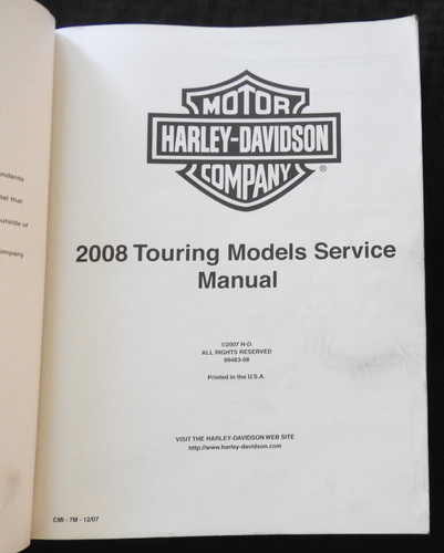 2008 harley davidson touring - harley, "touring"