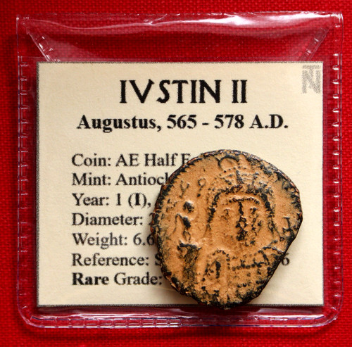 Rare byzantine justin ii - byzantine,