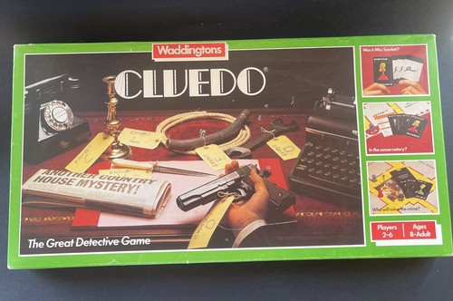 Vintage waddingtons cluedo - vintage,