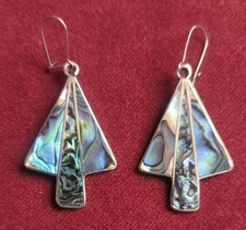 Alpaca Mexico Earrings Abalone