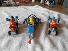 lego space bundle 2 ground vehicles with trailer and spaceship and a battle ship