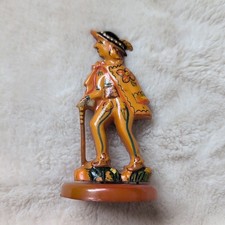 Vintage Bakelite Figurine Souvenir of Krosno Poland Polish Folk Costume Male