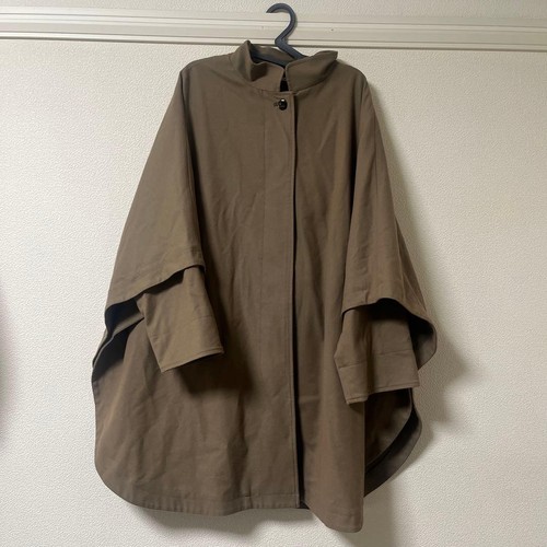 Kelen brown cape coat - coat, women's