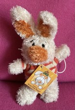 Anna Club Plush Mr Luca Goofy Bunny Rabbit Orange Nose Soft Plush Toy 5-7” Tag