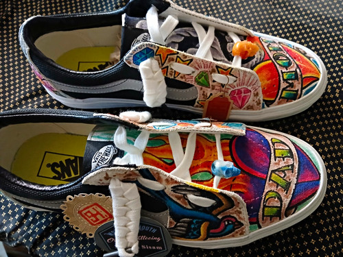 Vans old skool custom - old,