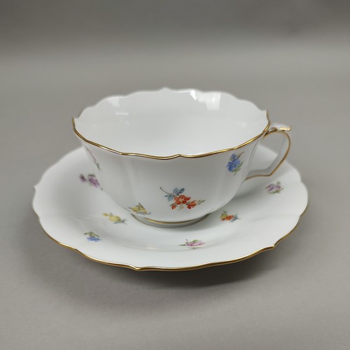 Antique meissen floral - antique, flowers
