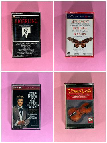Classical cassette tape bundle - classical,