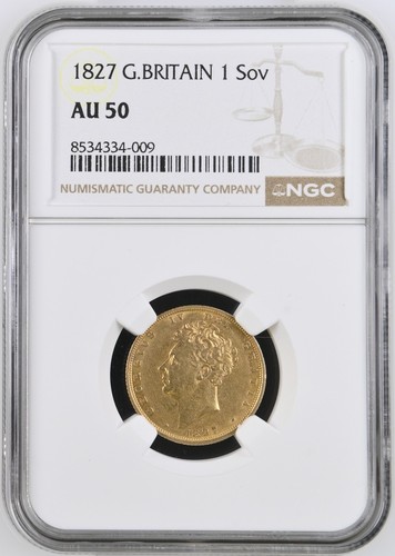 1827 sovereign george - 1827,