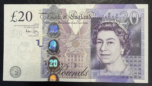 Old twenty pound note - old,