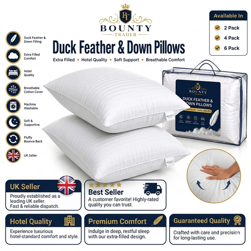 Duck feather down pillows - duck,