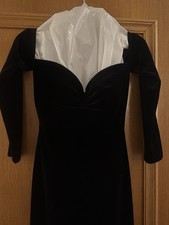 Black Velvet Gown/ Evening