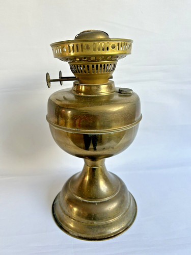 Duplex brass oil lamp stand - oil,