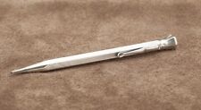 Vintage Sterling Silver Life-Long Mechanical Propelling Pencil Engine Turned