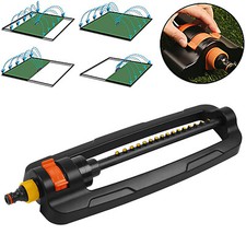 Oscillating Sprinkler Hozelock Compatible Water for Garden Lawn Grass 16 Jets