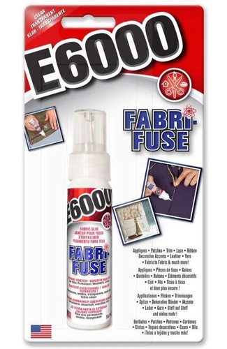 E6000 fabri fuse - fabric, glue
