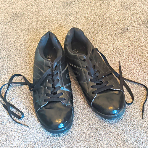 Donnay black lace trainers - lace-up,