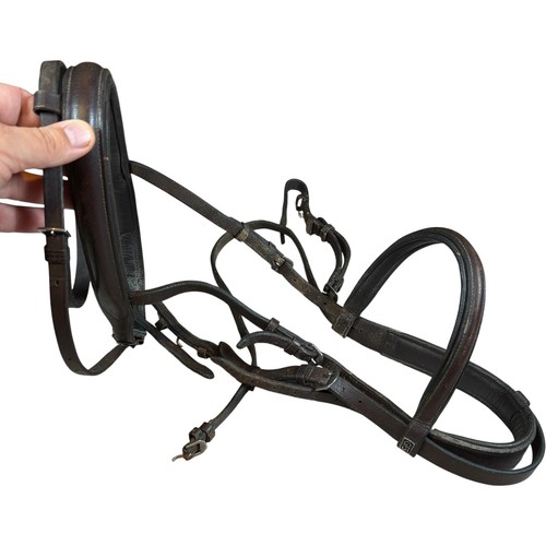 Gfs brown leather bridle - gfs, horse