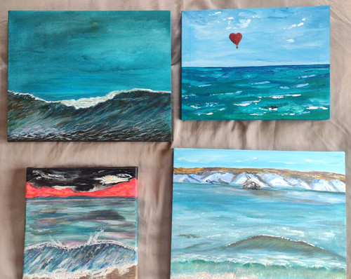 Original painting seascape - 5x,