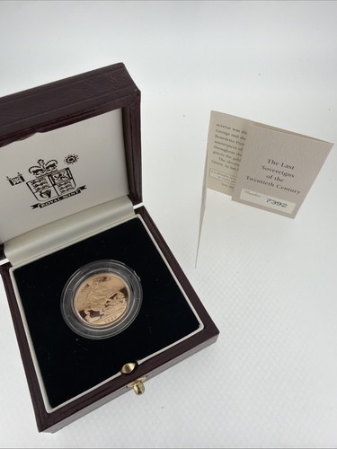 1999 gold proof sovereign - gold,
