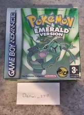 Pokemon Emerald - Game Boy Advance GBA PAL version - Boxed With Manual Original