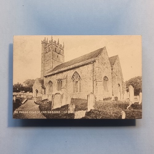 Carisbrooke postcard 1908 - postcard,