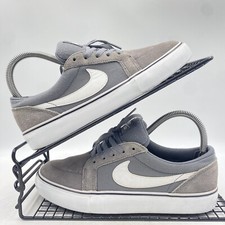 Nike SB Satire 2 Low Grey Suede White Trainers Size UK 4 Womens Gym Skate