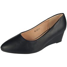 Womens Wedge Court Shoes