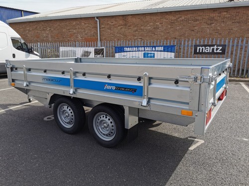 New car trailer flat bed - bed, drop