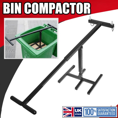 Wheelie bin compactor press - wheelie,