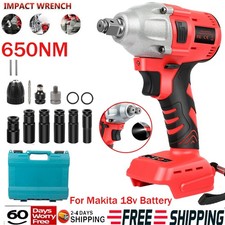 650Nm Cordless Impact Impact Wrench 1/2" Drill Gun Ratchet Driver for makita 18V