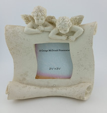 Cream Off White Cherub Scroll